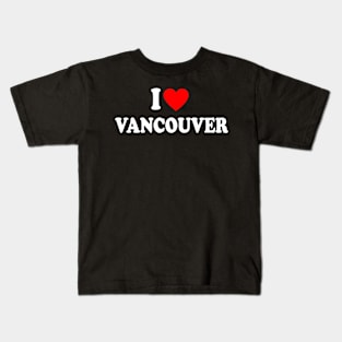 I heart Vancouver Kids T-Shirt